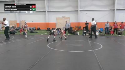 60 lbs Quarterfinal - Leyton Boyd, Valor Wrestling vs Myles Maines, Project X