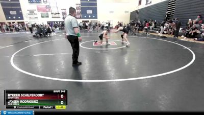 132 lbs Semifinal - Rykker Schilperoort, Sunnyside vs Jaysen Rodriguez, Hermiston