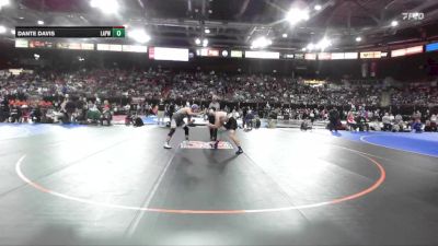 3A 215 lbs Champ. Round 1 - Tannon Nelson, Aberdeen vs Dante Davis, Lapwai