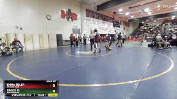 100 lbs Cons. Round 4 - Emma Seiler, Granite Hills vs Candy Lu, Diamond Bar