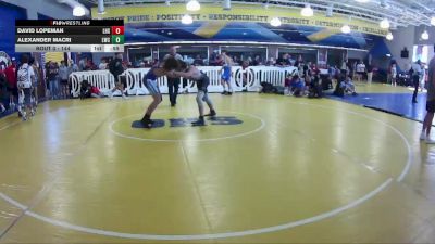 144 lbs Cons. Round 2 - Alexander Macri, Lugo Wrestling Club vs David Lopeman, Lincoln High School