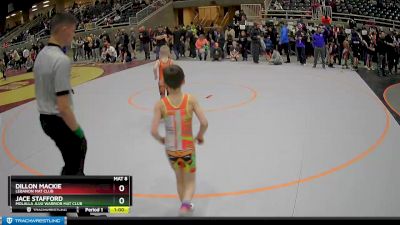 63 lbs Cons. Round 5 - Dillon Mackie, Lebanon Mat Club vs Jace Stafford, Molalla JuJu Warrior Mat Club