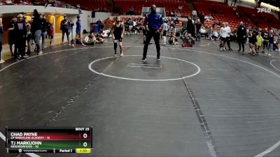 84 lbs Round 7 (8 Team) - Chad Payne, CP Wrestling Academy vs TJ Markijohn, Neighborhood