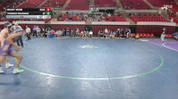 132 lbs Round 5 - 1st, 3rd, 5th, And 7th - Brady Webb, Comal Pieper vs Thomas Wildman, Dallas Highland Park