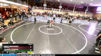 132 lbs Champ. Round 1 - Diego Hernandez, Sunnyside vs Connor Johnson, Lake City High School