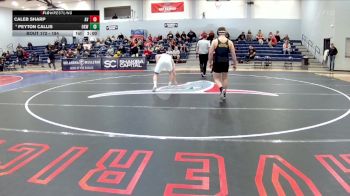 184 lbs 5th Place Match - Peyton Callis, Oklahoma Wesleyan vs Caleb Sharp, Avila