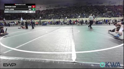 105 lbs Quarterfinal - Kayson Cain, Morrison Takedown Club vs Axel Lorg, Shelton Wrestling Academy