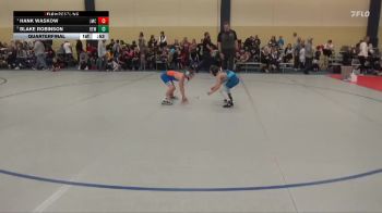 65 lbs Quarterfinal - Hank Waskow, Jesup Mat Club vs Blake Robinson, BEWA