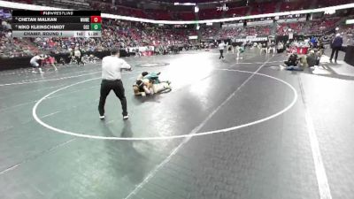 D1-190 lbs Champ. Round 1 - Chetan Malkan, Waukesha West vs Niko Kleinschmidt, D.C. Everest