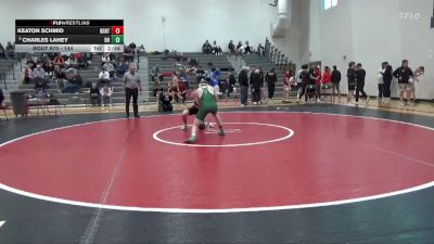 144 lbs Cons. Round 3 - Keaton Schmid, Benton Community vs Charles Lahey, Dubuque Hempstead