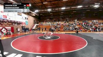 125 lbs 1st Place Match - Brandon Baustert, Southeast Community College vs Stockton Allen, Western Wyoming College