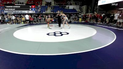 144 lbs Champ. Rd Of 128 - Hunter Gordon, TX vs Ben Dunlap, AK