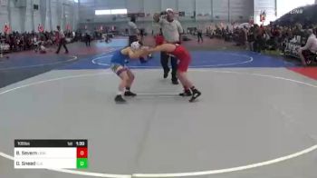 100 lbs Quarterfinal - Brody Severn, Lions WC vs David Sneed, Elk Grove