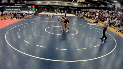 149 lbs Champ. Round 1 - Charlie Robson, Delaware Valley vs Alexander Greco, Muhlenberg