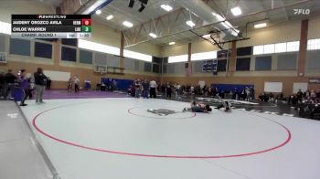 105lbs Champ. Round 1 - Jaideny Orozco Avila, Hermiston (Girls) vs Chloe Warren, Liberty (Girls)