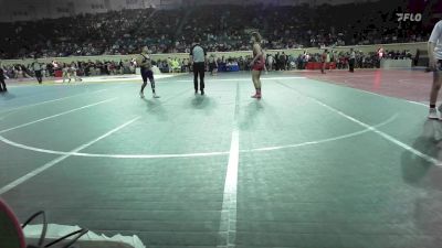 130 lbs Round Of 16 - James Anderson, Mustang Middle School vs Taven Thrash, ANADARKO