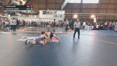160 lbs Round Of 32 - Evan Schibi, Empire Wrestling Academy vs Nicholas Genin, Metro Elite RTC
