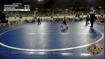 55 lbs Consolation - Arthur Brashears, Piedmont vs Thatcher Odle, Keystone Wrestling Club