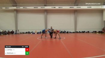 157 lbs Prelims - Justin Lemay, University Of Maryland Unattached vs Josh McClure, UNC Unattached