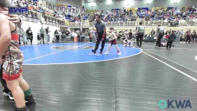 46 lbs Rr Rnd 3 - Duke Friddle, Rough Riders vs Eli Dicus, Ft. Gibson Takedown Club