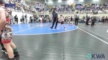 46 lbs Rr Rnd 3 - Duke Friddle, Rough Riders vs Eli Dicus, Ft. Gibson Takedown Club
