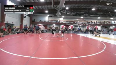 135 lbs Cross Bracket (8 Team) - Joel Mendez, Yale St vs Hayden Lauterback, Mat Assassins Gray