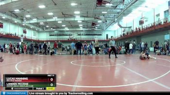 95 lbs Cons. Round 6 - Landen McCrae, Center Grove Wrestling Club vs Lucas Manning, Bulldog Premier