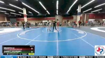 132 lbs Cons. Round 2 - Brandyn Lu, Franklin High School Wrestling vs Garrett McChesney, KT 3 Style Wrestling Club