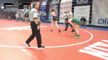 140 Class 1 lbs Champ. Round 1 - Elizabeth Calton, Versailles vs Tayja Hernandez, Mid-Buchanan