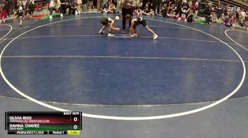 56 lbs Quarterfinal - Olivia Rios, Toppenish USA Wrestling Club vs Davina Chavez, Gold Rush