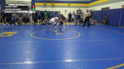 145 lbs Consy 7 - Parker Lembo, Connellsville vs Brooks Bruckner, Trinity