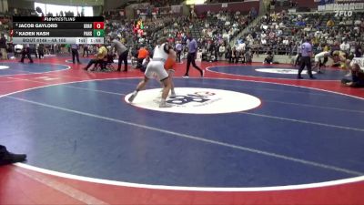 4A 165 lbs 3rd Place Match - Jacob Gaylord, GRAVETTE HIGH SCHOOL vs Kaden Nash, Pulaski Academy High School