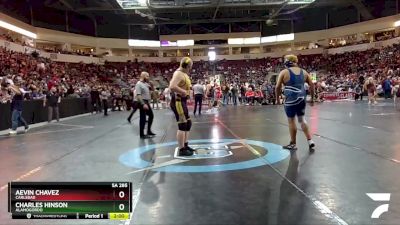 5A 285 lbs Champ. Round 1 - Aevin Chavez, Carlsbad vs Charles Hinson, Alamogordo