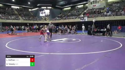 82 lbs Consi Of 4 - Lucas Heffner, Street, MD vs Drew Telesky, Norwich, NY