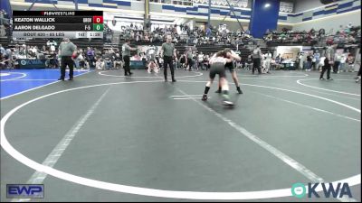 85 lbs Quarterfinal - Keaton Wallick, Grover Rains Wrestling Club vs Aaron Delgado, F-5 Grappling