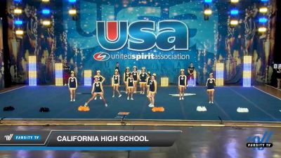 California High School [2020 JV Show Cheer Non-Tumbling Advanced Day 1] 2020 USA Spirit Nationals