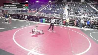 58 lbs Consi Of 4 - Pepper Welanko, Nebraska Elite vs Cooper Hamacher, Dickinson WC