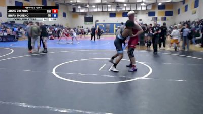 157 lbs Cons. Quarters - Aiden Valerio, Team Idaho Wrestling Club vs Brian Moreno, Sublime Wrestling Academy