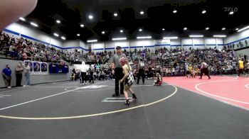 49 lbs Quarterfinal - Noah Torres, Standfast vs Brastin Woods, Tecumseh Youth Wrestling