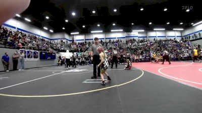 49 lbs Quarterfinal - Noah Torres, Standfast vs Brastin Woods, Tecumseh Youth Wrestling