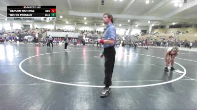 105 lbs Cons. Round 2 - Deacon Martinez, Wildcats Wrestling vs Nikhel Persaud, Brentwood Wrestling Club