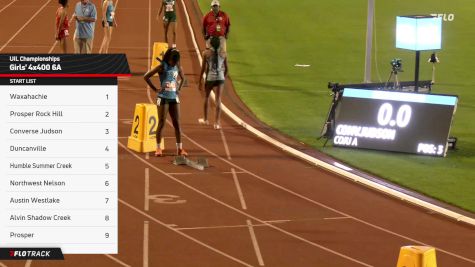 High School Girls' 4x400m Relay 6A, Finals 1