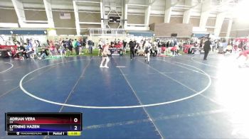 106 lbs Cons. Round 2 - Adrian Vera, CA vs Lytning Hazen, CA