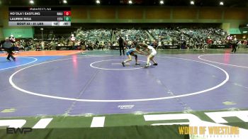 81 lbs Consi Of 8 #2 - Ho`ola`i Eastling, Nakamura Wrestling vs Lauren Riga, Estacada Youth Wrestling