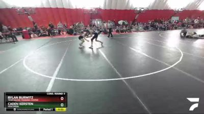 120 lbs Cons. Round 3 - Rylan Burwitz, Team Nazar Training Center vs Caden Kersten, Wisconsin