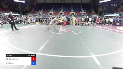 175 lbs Cons 64 #2 - Nathan Blaschke, WI vs Logan Sell, KS