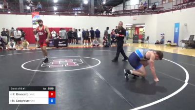 92 kg Consi Of 8 #1 - Remy Brancato, Lvwc vs Martin Cosgrove, Pennsylvania RTC