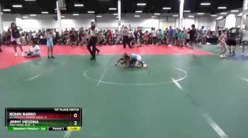 60 lbs Finals (2 Team) - Ronin Barro, U2 Upstate Uprising Gold vs Jimmy Messina, Iron Horse Blue
