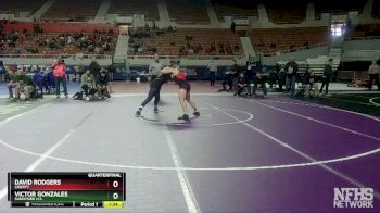 D1-150 lbs Quarterfinal - Victor Gonzales, Sunnyside H.S. vs David Rodgers, Liberty
