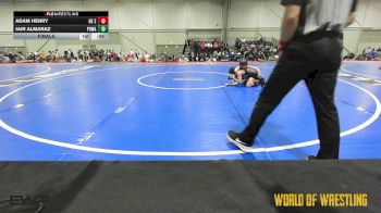 64 lbs Final - Adam Henry, OK Elite 12U 1 vs Jair Almaraz, POWA 12U